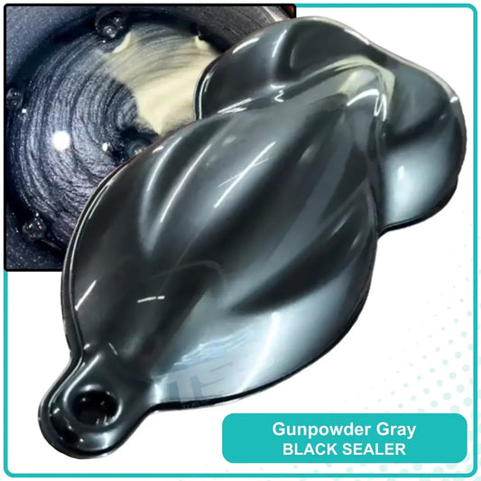 Gunpowder Gray Paint Basecoat Midcoat automotive basecoat paint by Alpha Automotive Paint