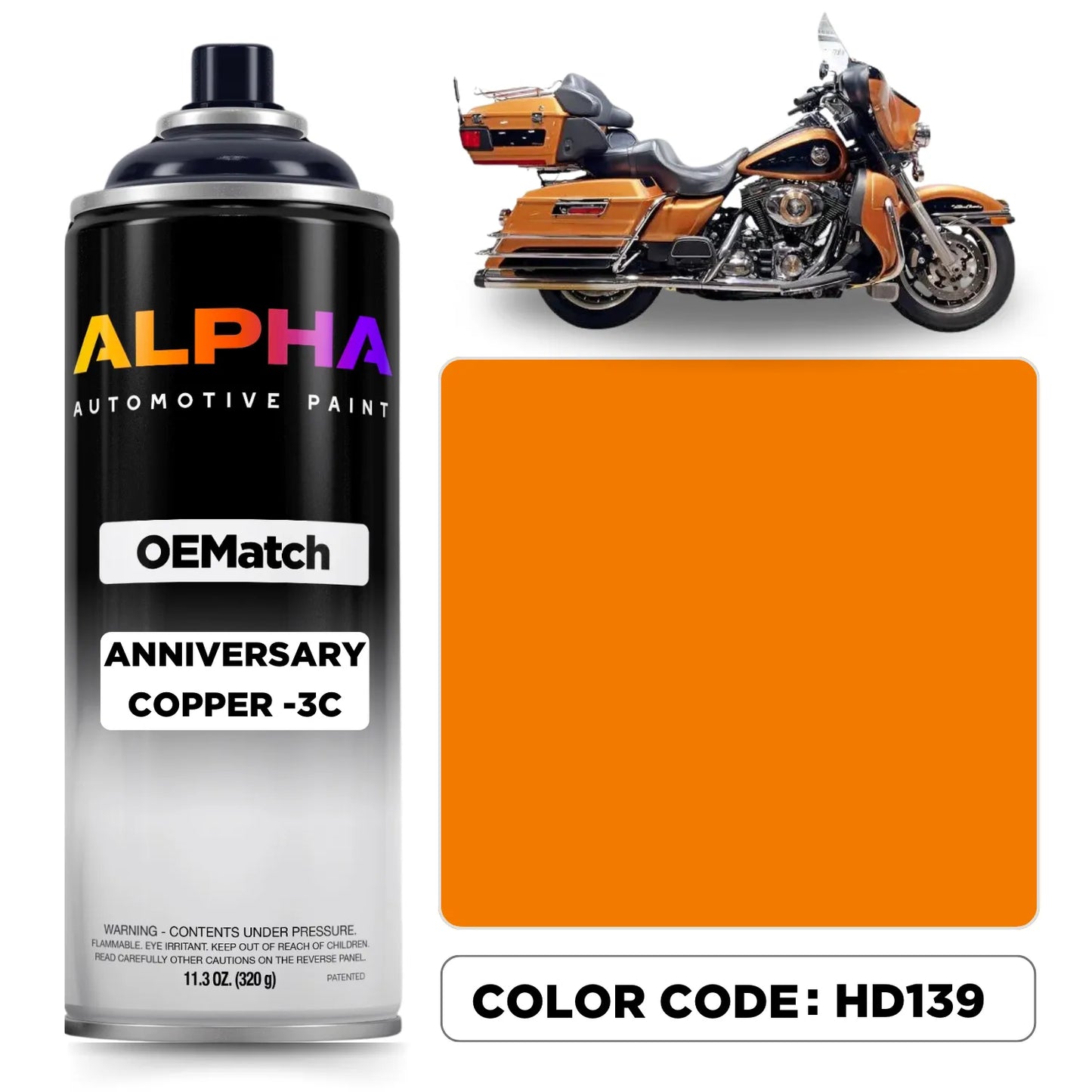 Harley-Davidson Anniversary Copper -3C HD139 | OEMatch Spray Can