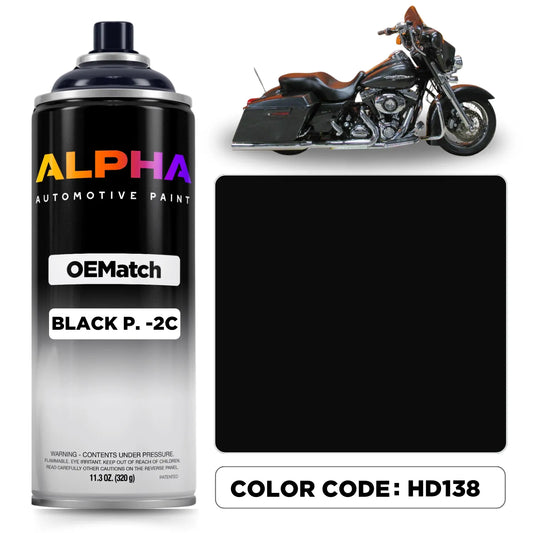 Harley-Davidson Black Pearl - 2C HD138 | OEMatch Spray Can