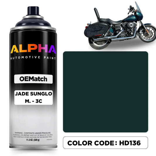 Harley-Davidson Jade Sunglo Metallic - 3C HD136 | OEMatch Spray Can