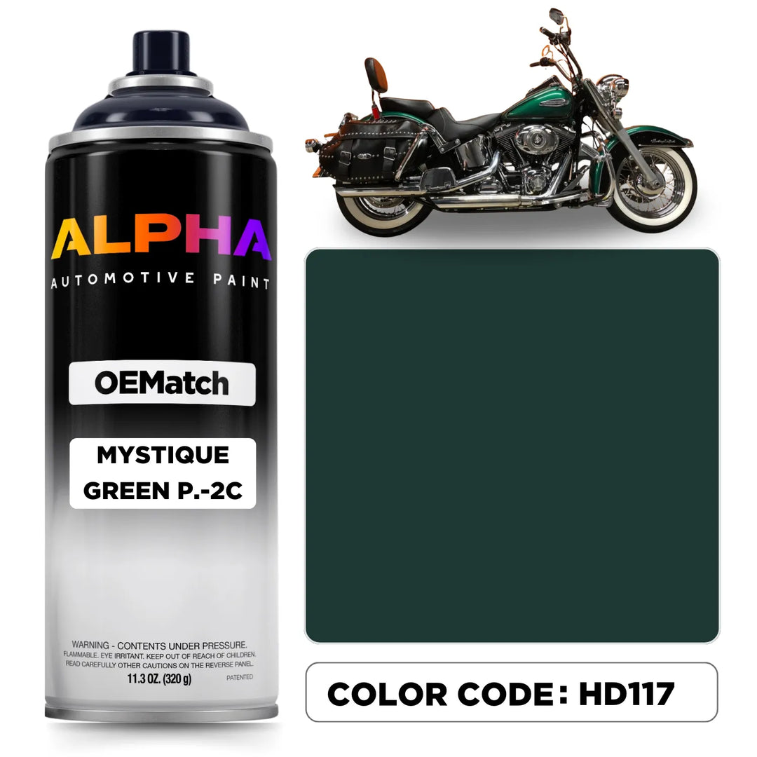 Harley-Davidson Mystique Green - 2C HD117 | OEMatch Spray Can