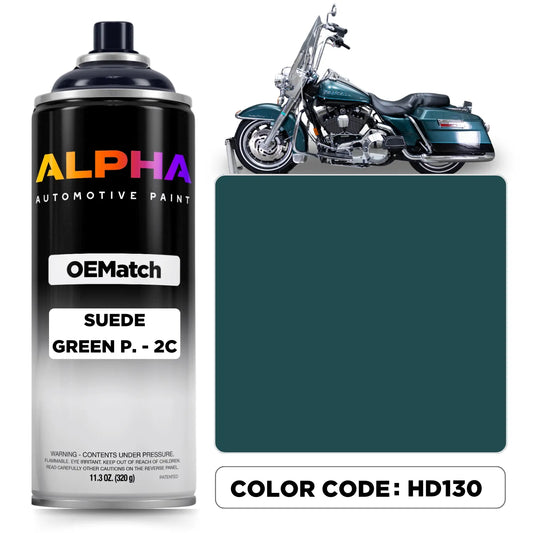 Harley-Davidson Suede Green Pearl 2C HD130 | OEMatch Spray Can