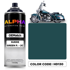 Harley-Davidson Suede Green Pearl 2C HD130 | OEMatch Spray Can