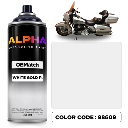 Harley-Davidson White Gold Pearl 98609 | OEMatch Spray Can