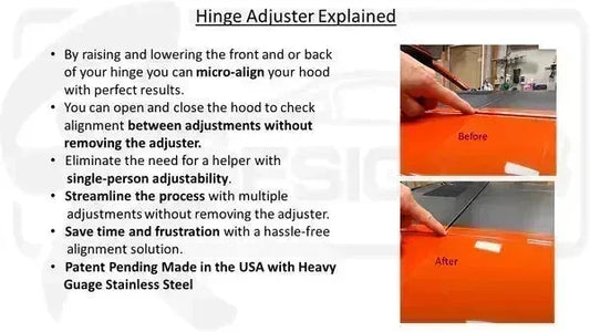 Hinge Adjuster - The Spray Source