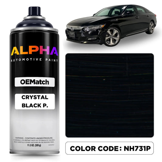 Honda Crystal Black Pearl NH731P | OEMatch Spray Can