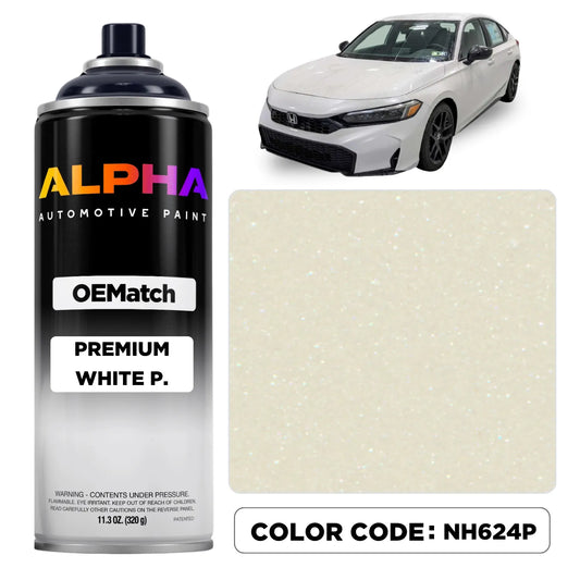Honda Premium White Pearl NH624P | OEMatch Spray Can