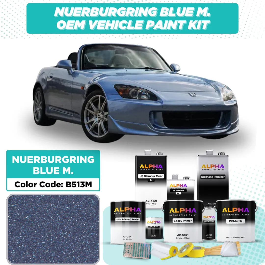 Honda Suzuka Blue Metallic B513M | OEMatch Vehicle Paint Kit