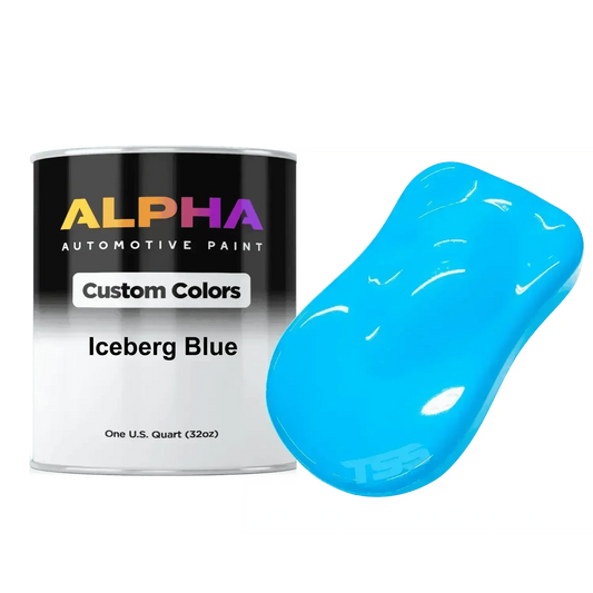 Iceberg Blue Paint Basecoat automotive basecoat paint by Alpha Automotive Paint