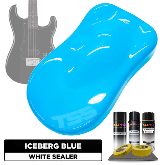 Iceberg Blue Guitar Paint Kit