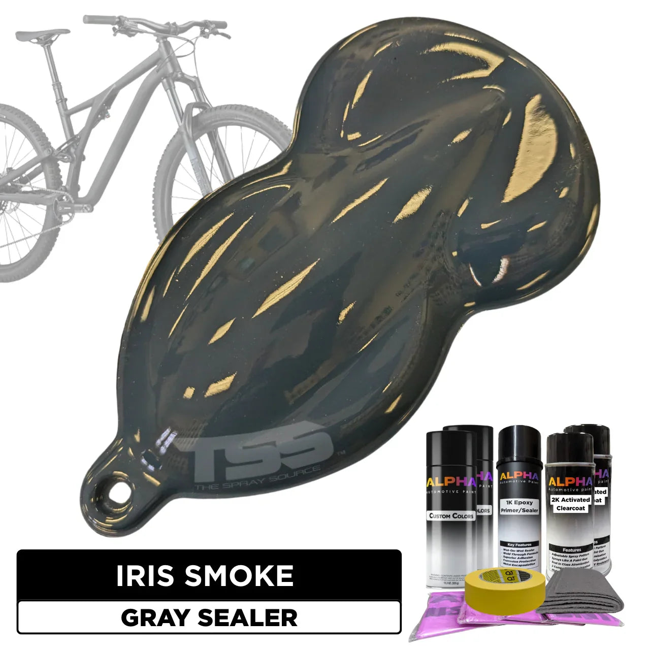 bicycle paint shop near me Iris Smoke Bike Paint Kit