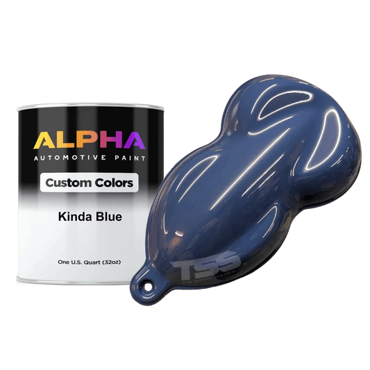 Kinda Blue Paint Basecoat - automotive basecoat paint by Alpha Automotive Paint