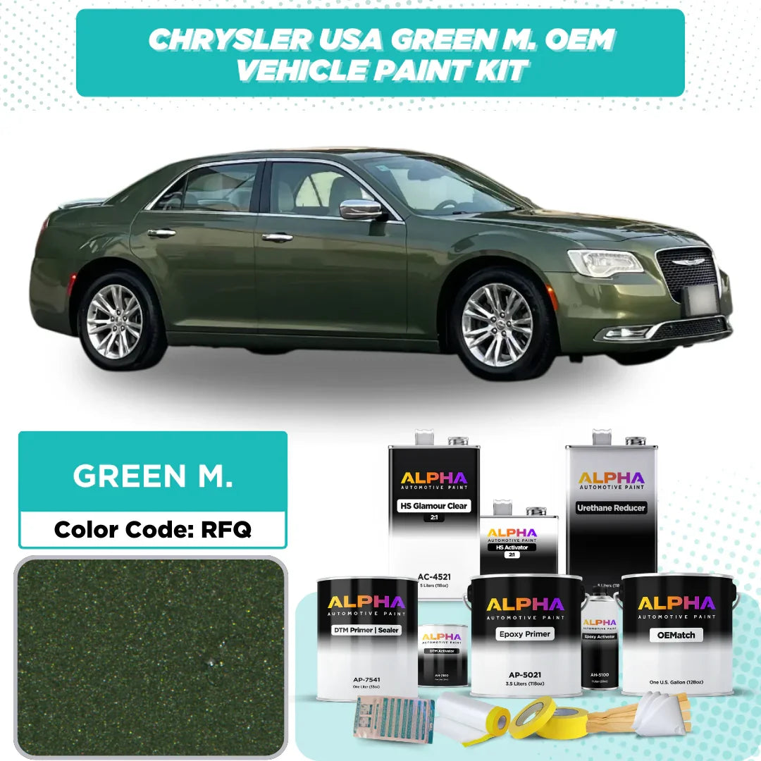 CHRYSLER USA GREEN M. RFQ | OEMatch Vehicle Paint Kit