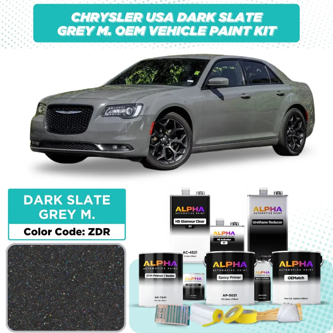 CHRYSLER USA DARK SLATE GREY M. ZDR | OEMatch Vehicle Paint Kit