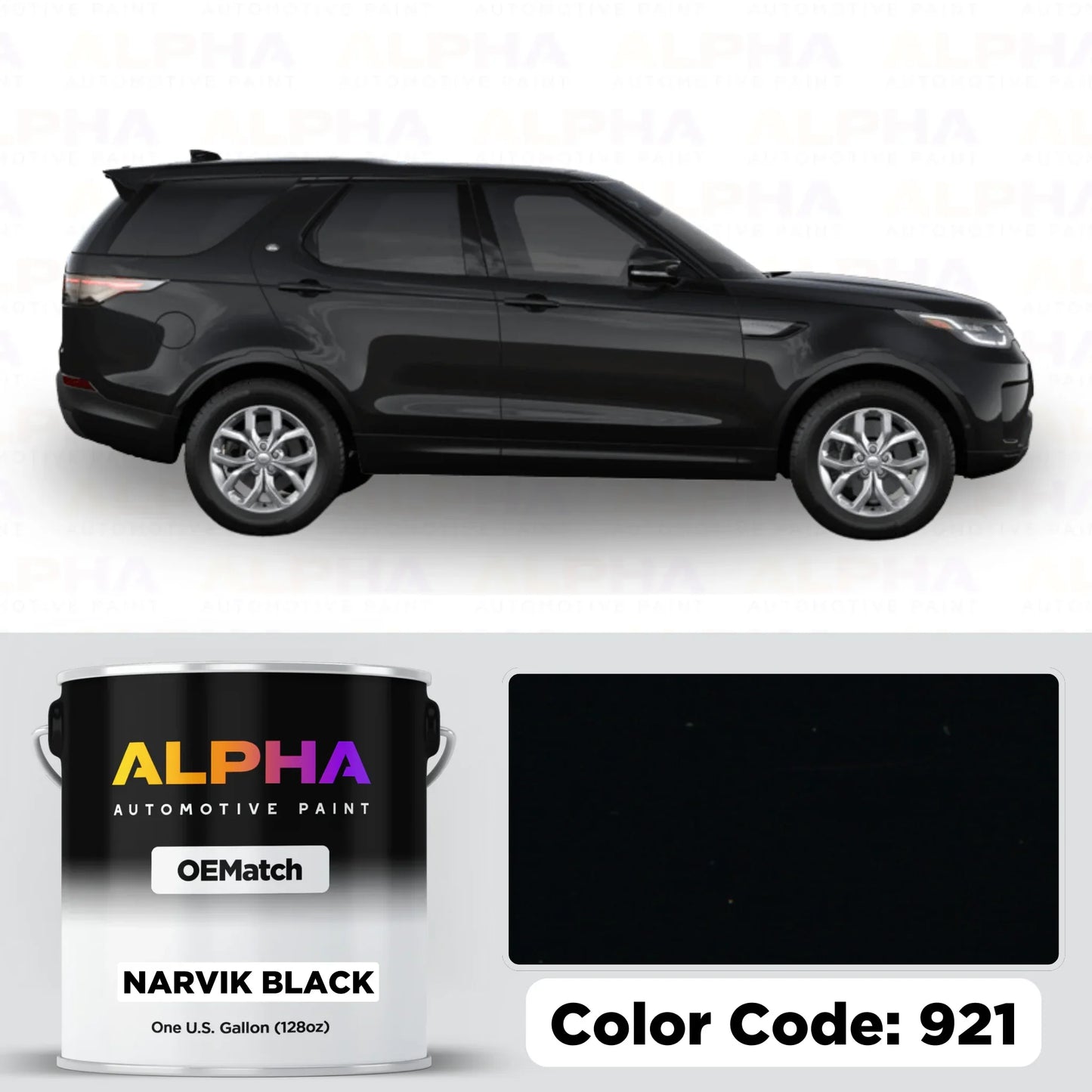 LANDROVER NARVIK BLACK 921 / PEC | OEMatch Basecoat