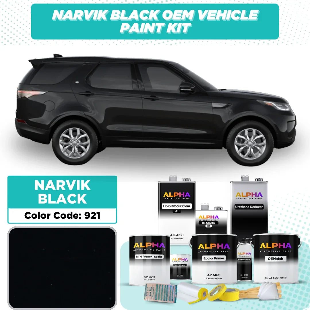 LANDROVER NARVIK BLACK 921 / PEC | OEMatch Vehicle Paint Kit
