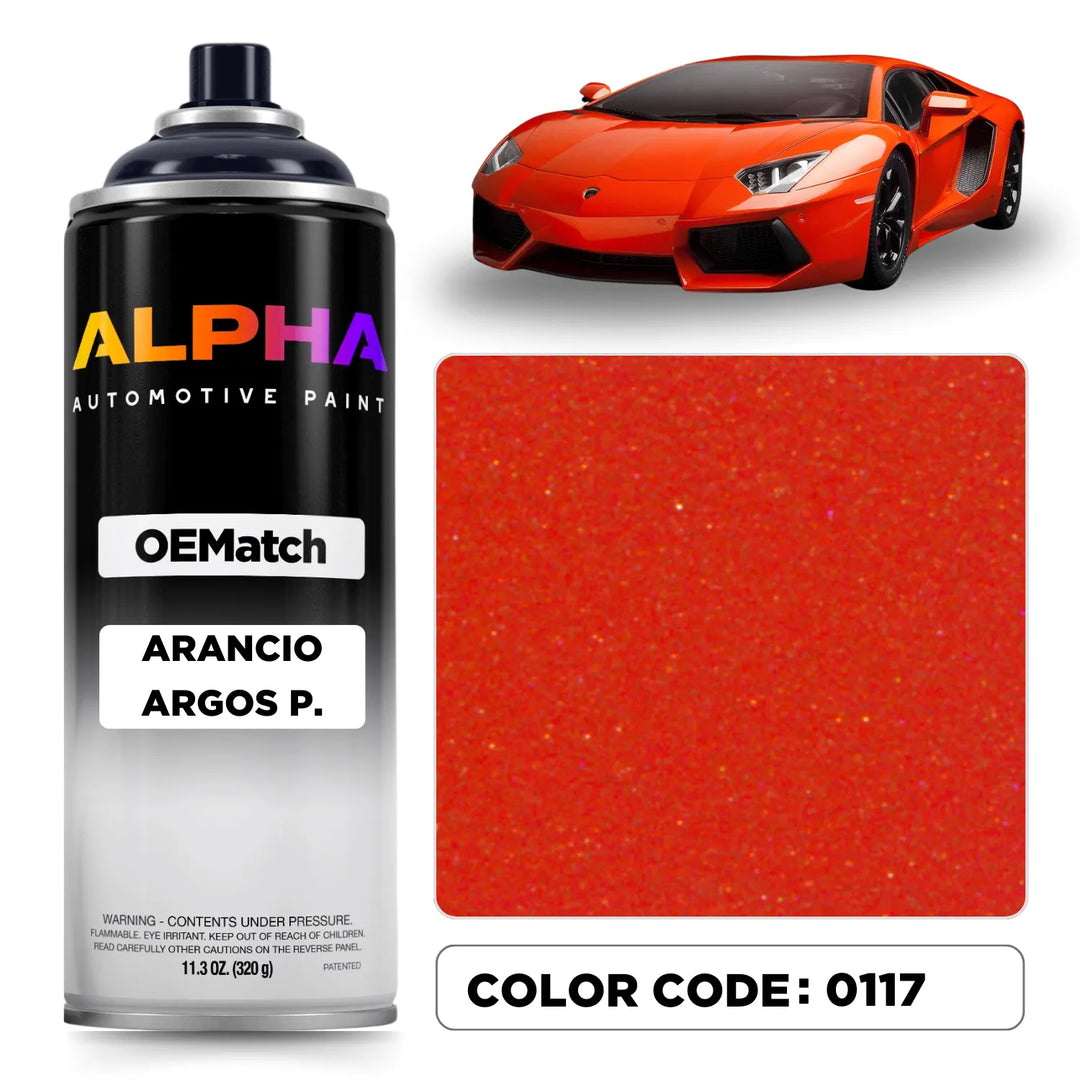 Lamborghini Arancio Argos Pearl 0117 | OEMatch Spray Can