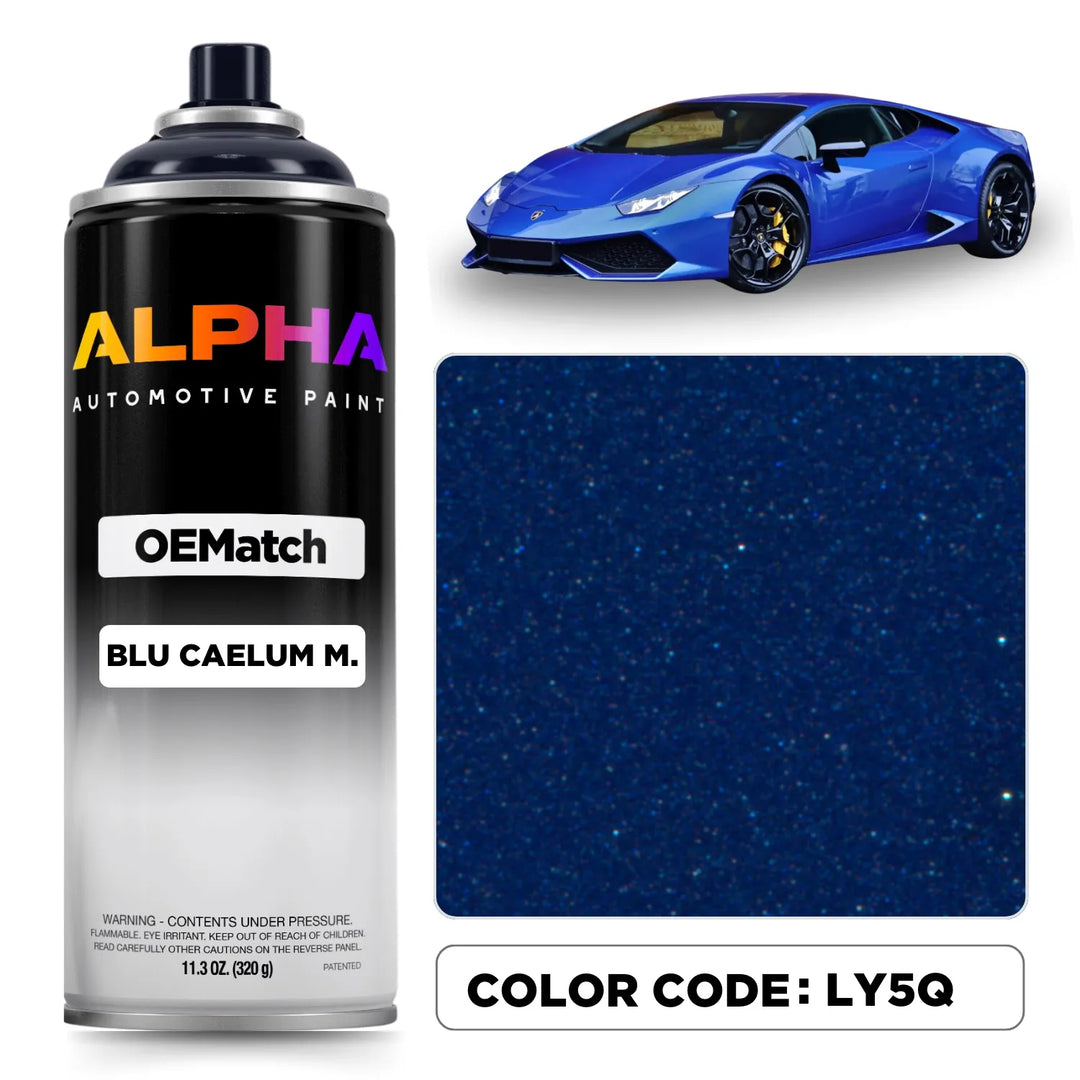 Lamborghini Blu Caelum Metallic LY5Q | OEMatch Spray Can