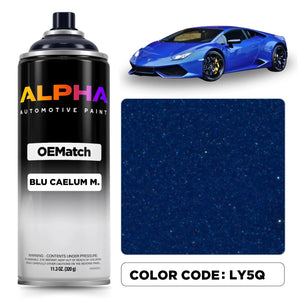 Lamborghini Blu Caelum Metallic LY5Q | OEMatch Spray Can