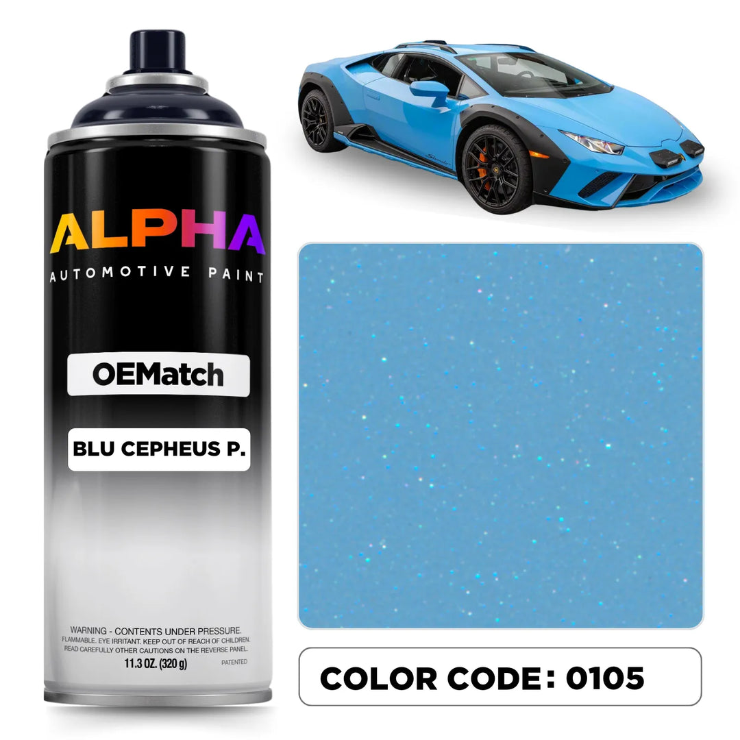 Lamborghini Blu Cepheus Pearl 0105 | OEMatch Spray Can