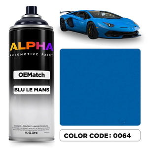 Lamborghini Blu Le Mans 0064 | OEMatch Spray Can