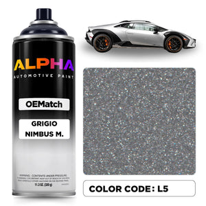 Lamborghini Grigio Nimbus Metallic L5 | OEMatch Spray Can