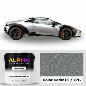 Lamborghini Grigio Nimbus Metallic L5 | OEMatch Basecoat