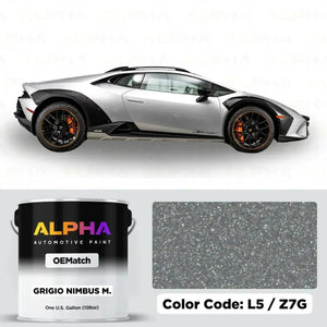 Lamborghini Grigio Nimbus Metallic L5 | OEMatch Basecoat