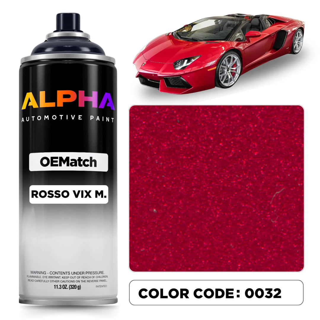 Lamborghini Rosso Efesto 0032 | OEMatch Spray Can