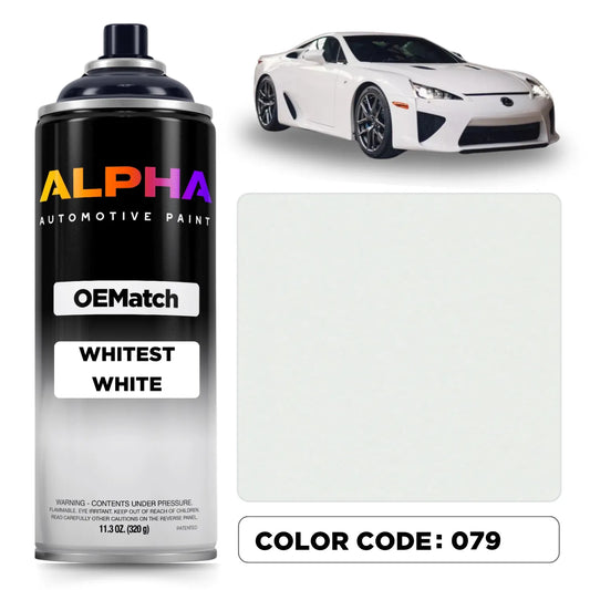 Lexus (LFA) Whitest White 079 | OEMatch Spray Can