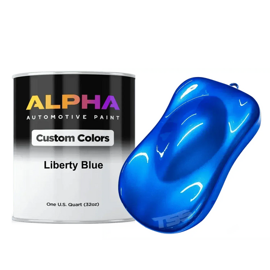 Liberty Blue Paint Basecoat Midcoat automotive basecoat paint by Alpha Automotive Paint