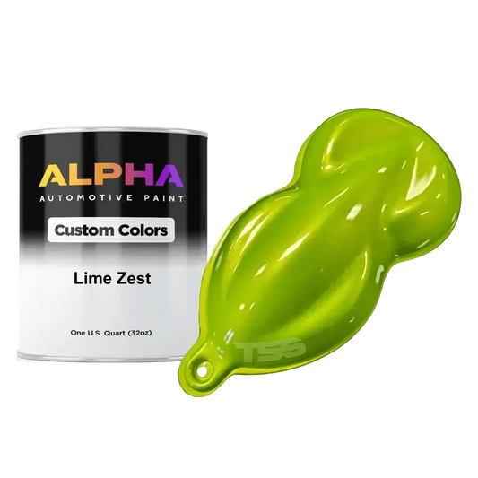 Lime Zest Paint Basecoat - automotive basecoat paint by Alpha Automotive Paint