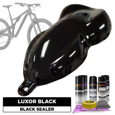 Luxor Black Bike Paint Kit