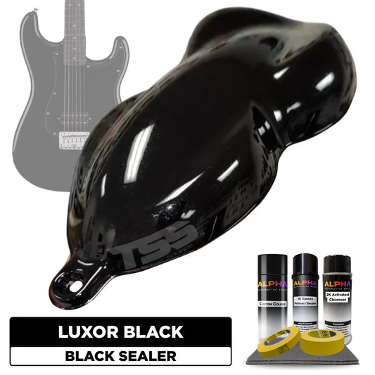 Luxor Black Guitar Paint Kit