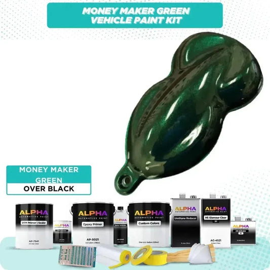 Money Maker Green Vehicle Paint Kit