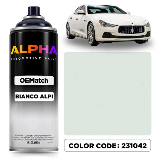 Maserati Bianco Alpi 231042 | OEMatch Spray Can
