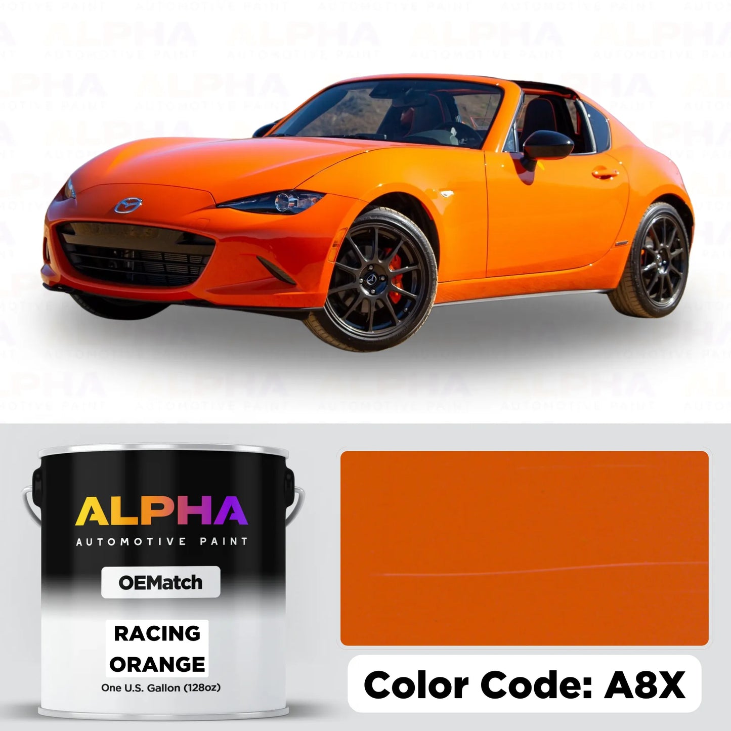 Mazda Racing Orange A8X | OEMatch Basecoat