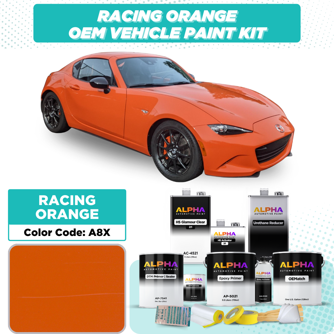 Mazda Racing Orange A8X | OEMatch Spray Can