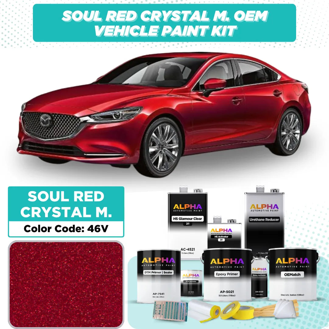 Mazda International Soul Red Crystal Metallic 46V | OEMatch Vehicle Paint Kit