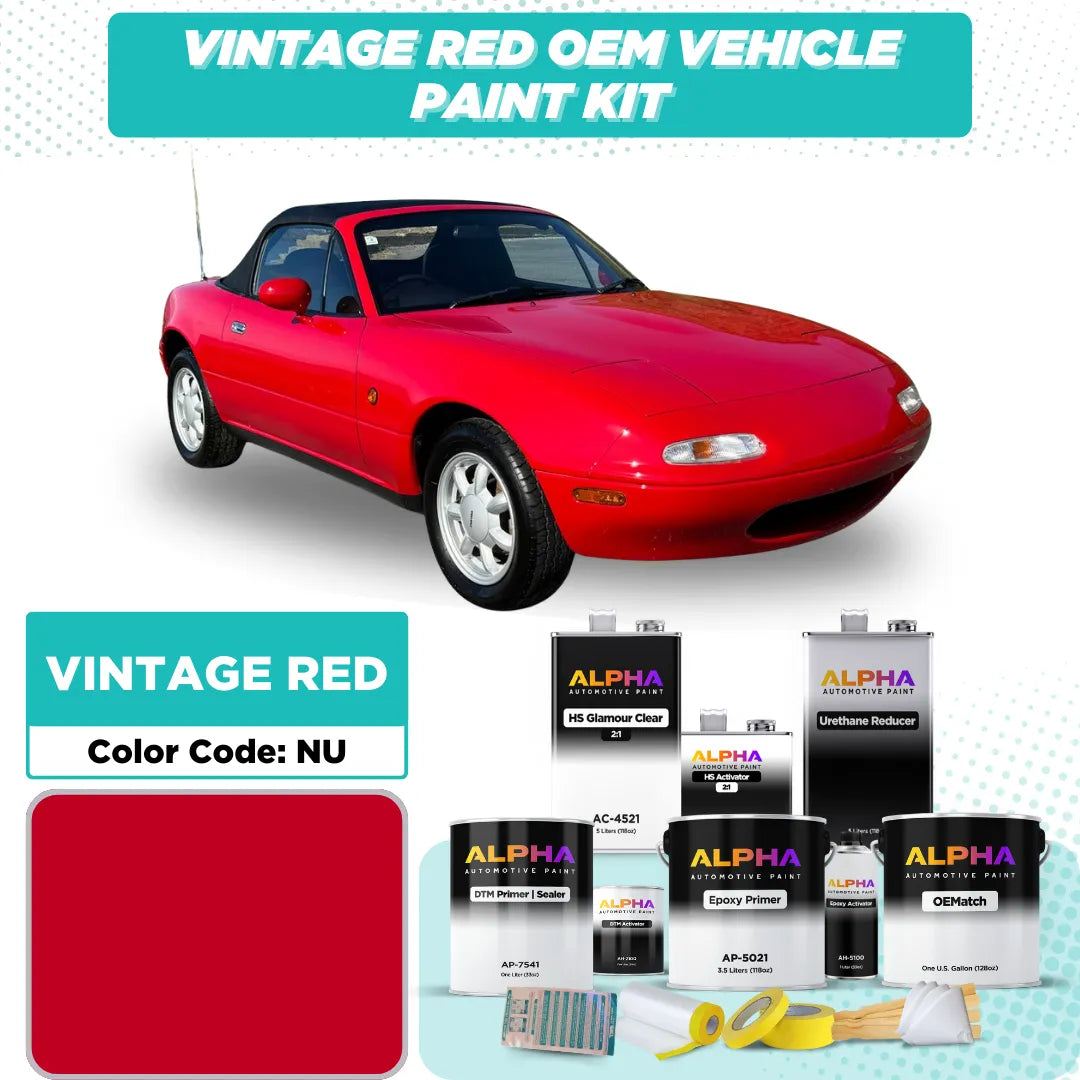 Mazda Vintage Red NU | OEMatch Vehicle Paint Kit