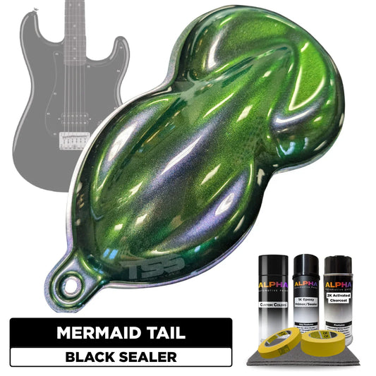 Mermaid Tail Guitar Paint Kit