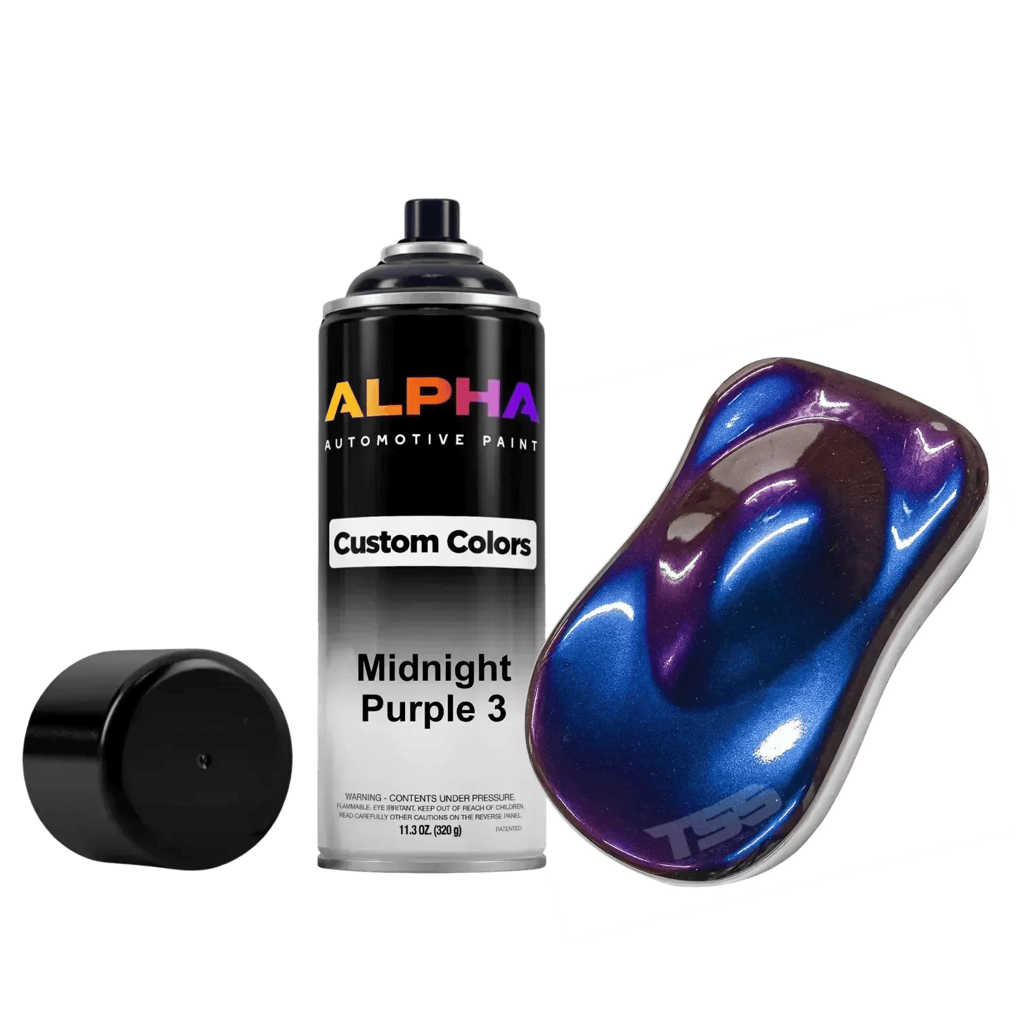 Midnight Purple 3 Alpha Custom Color Aerosol Spray Can Midcoat