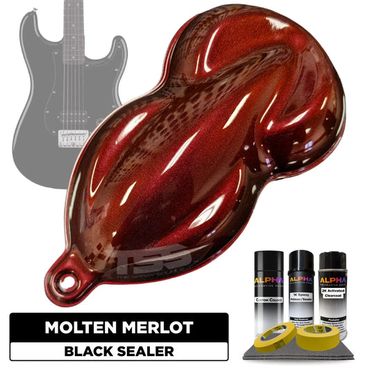 Molten Merlot Guitar Paint Kit