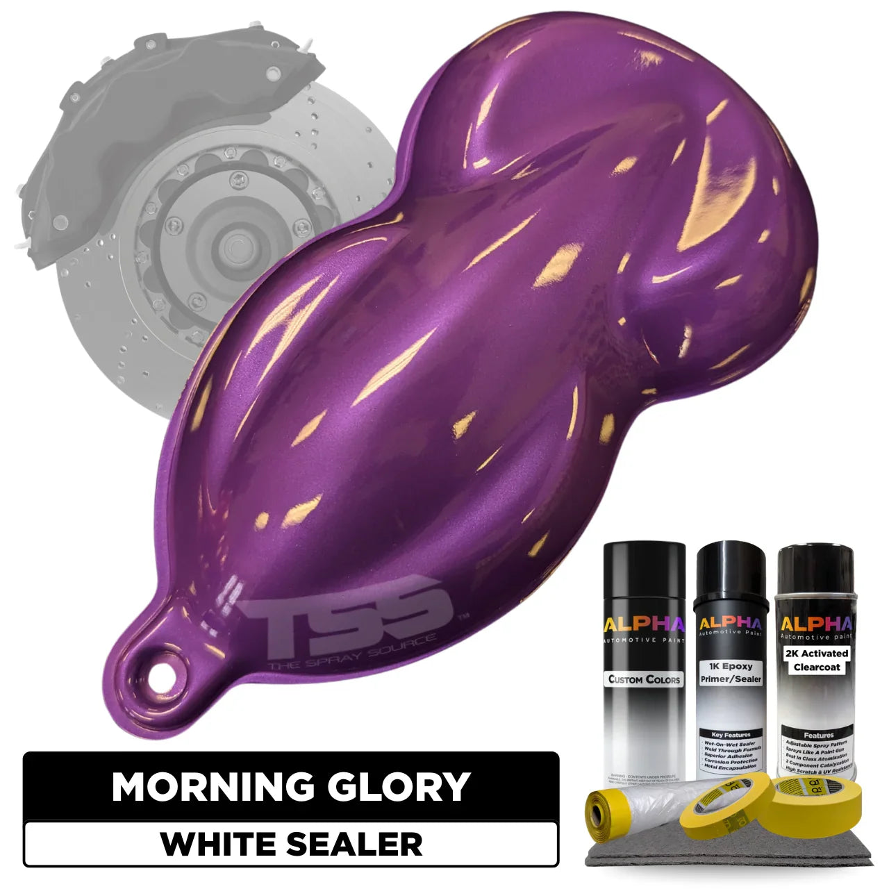 Morning Glory Brake Caliper Paint Kit