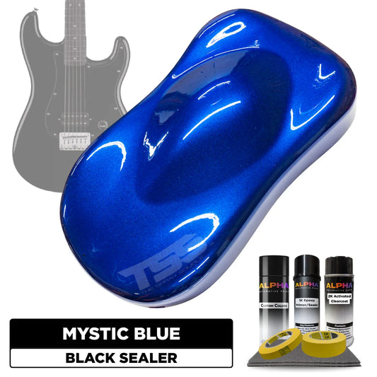 Mystic Blue Guitar Paint Kit