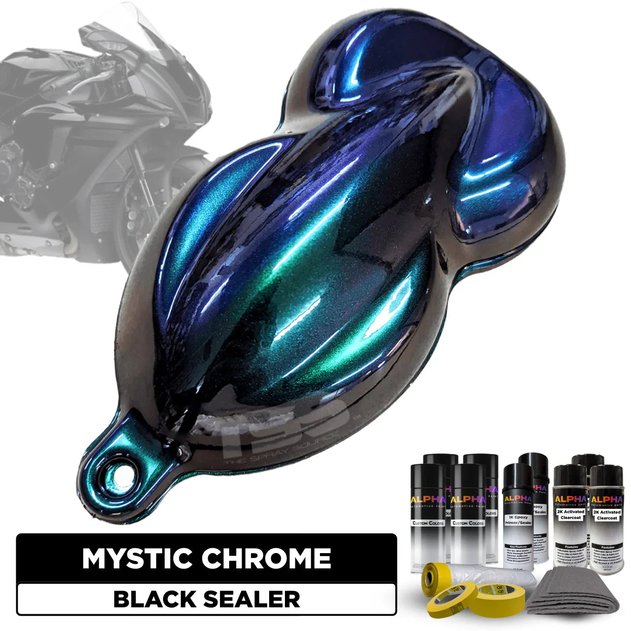 Mystic Chrome Motorcycle Paint Kit