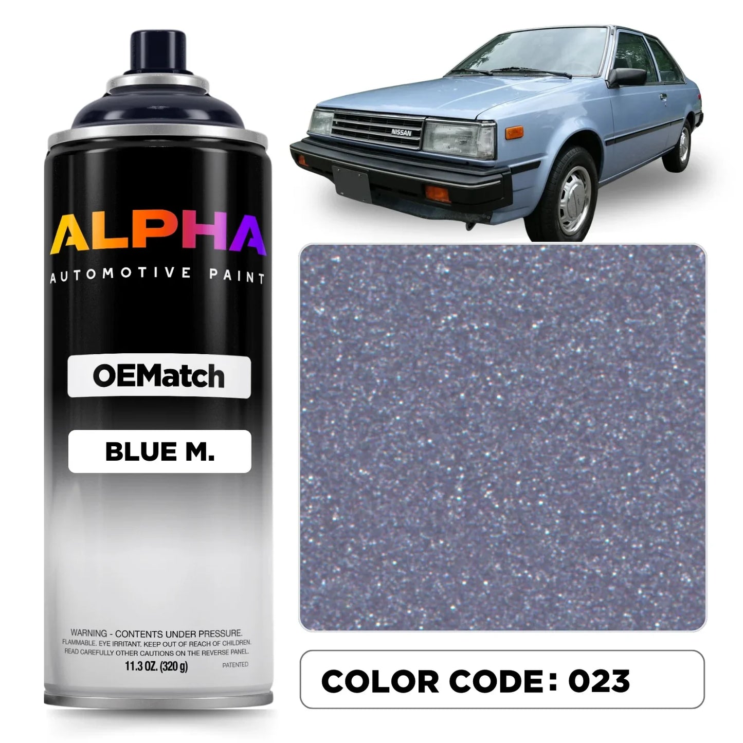 NISSAN BLUE M. 023 | OEMatch Spray Can