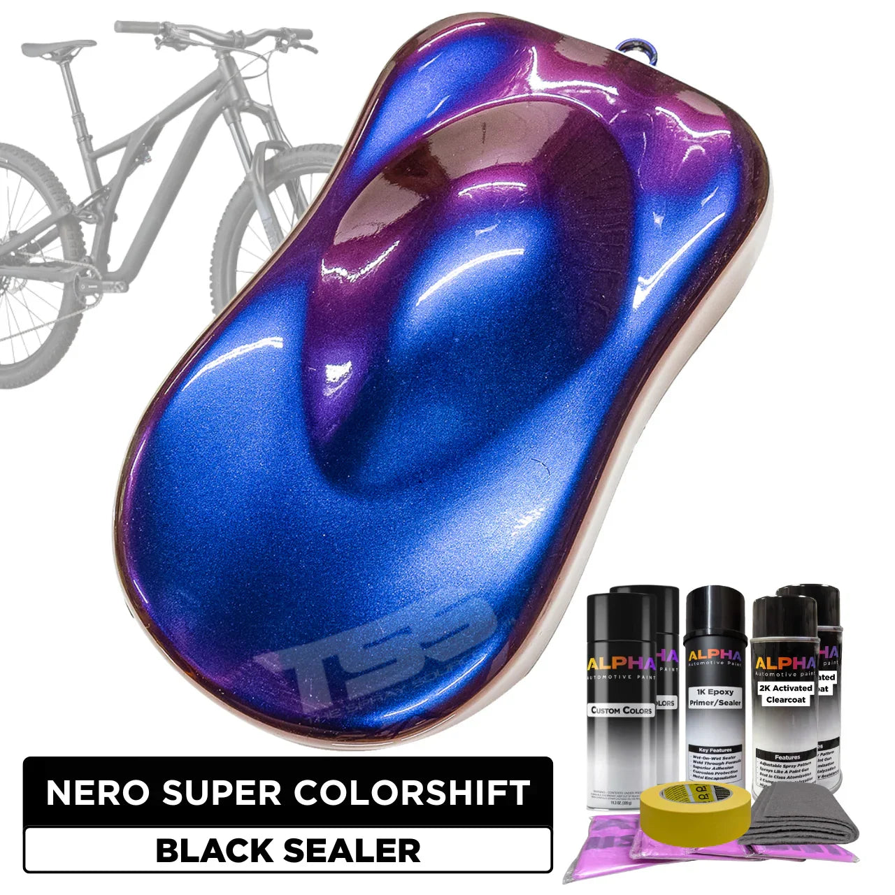 Nero Super Colorshift Bike Paint Kit – The Spray Source