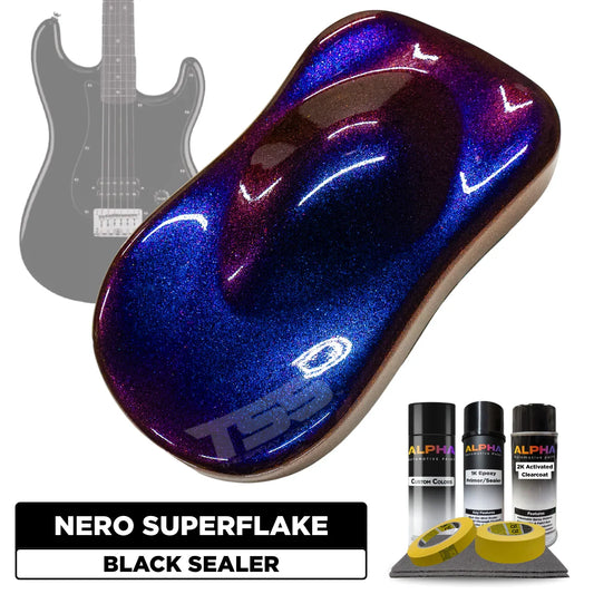 Nero SuperFlake Guitar Paint Kit