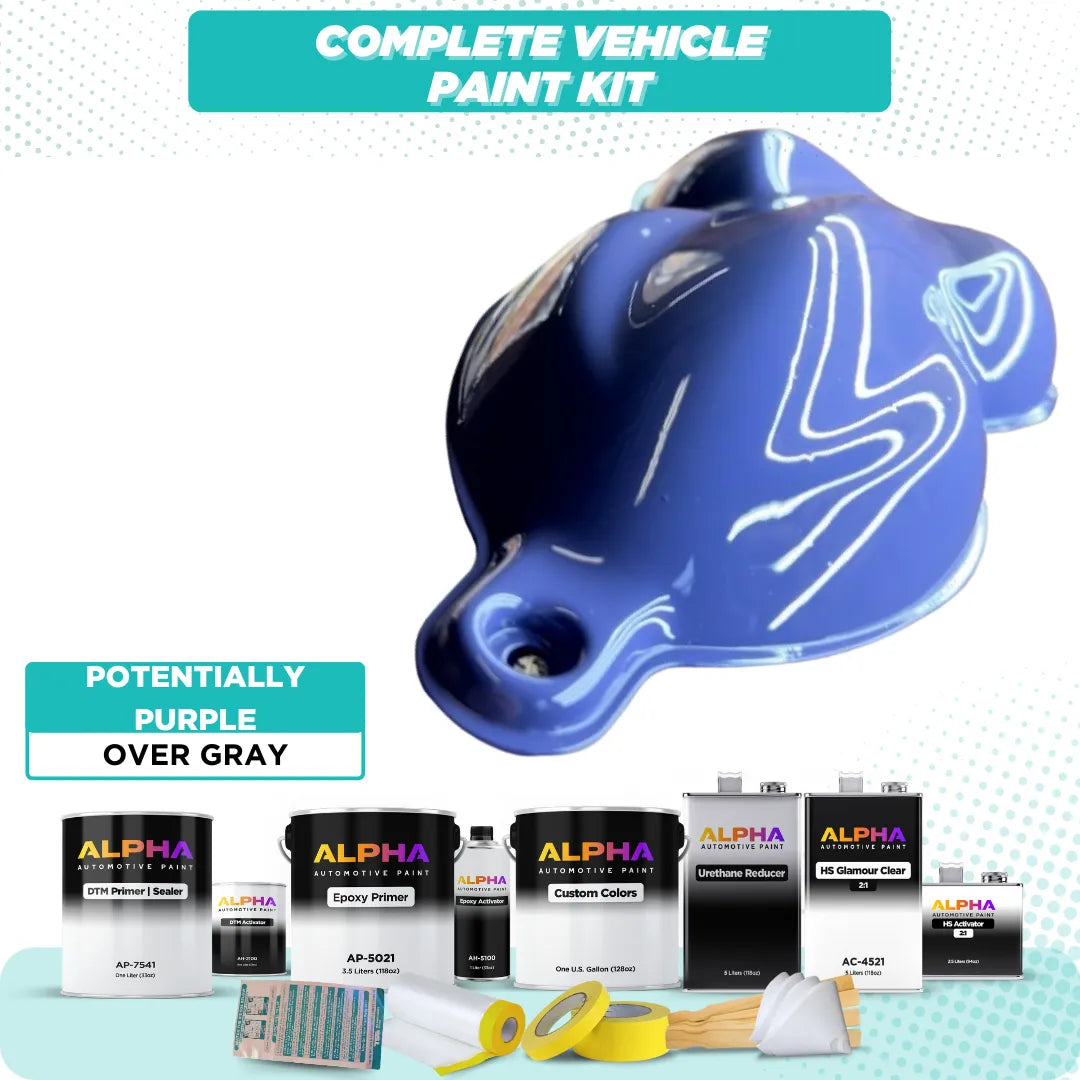 Potentially Purple Vehicle Paint Kit (Grey Sealer)